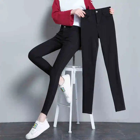 Women High Stretchy Pencil Jeans