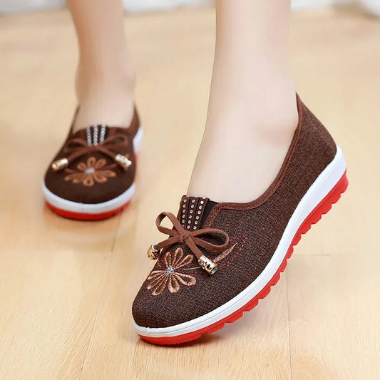 Women Spring Slip on Flat Shoes