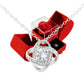 Pendant Necklace Rose Gift Box