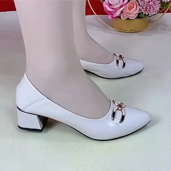 Women Pu Leather Dress shoes