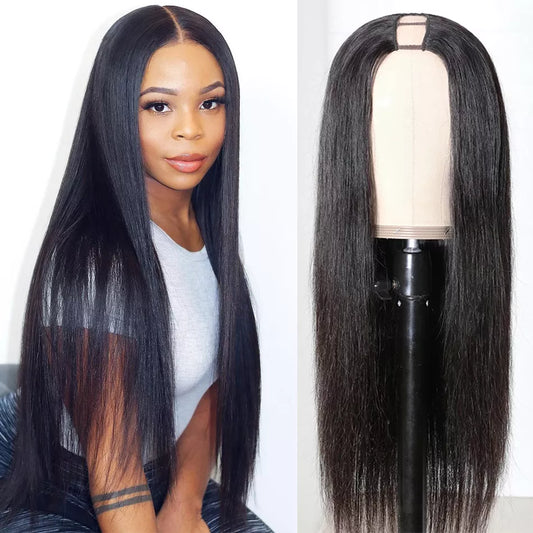 Straight U Shape Human Hair Wig