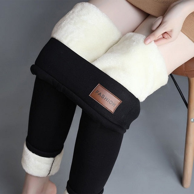 Winter Thicken Lamb wool Leggings