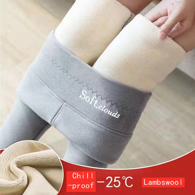 Winter Thicken Lamb wool Leggings