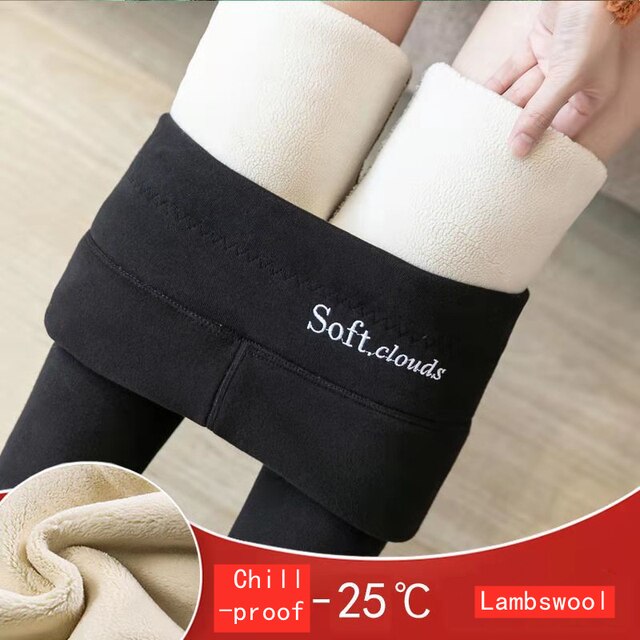 Winter Thicken Lamb wool Leggings