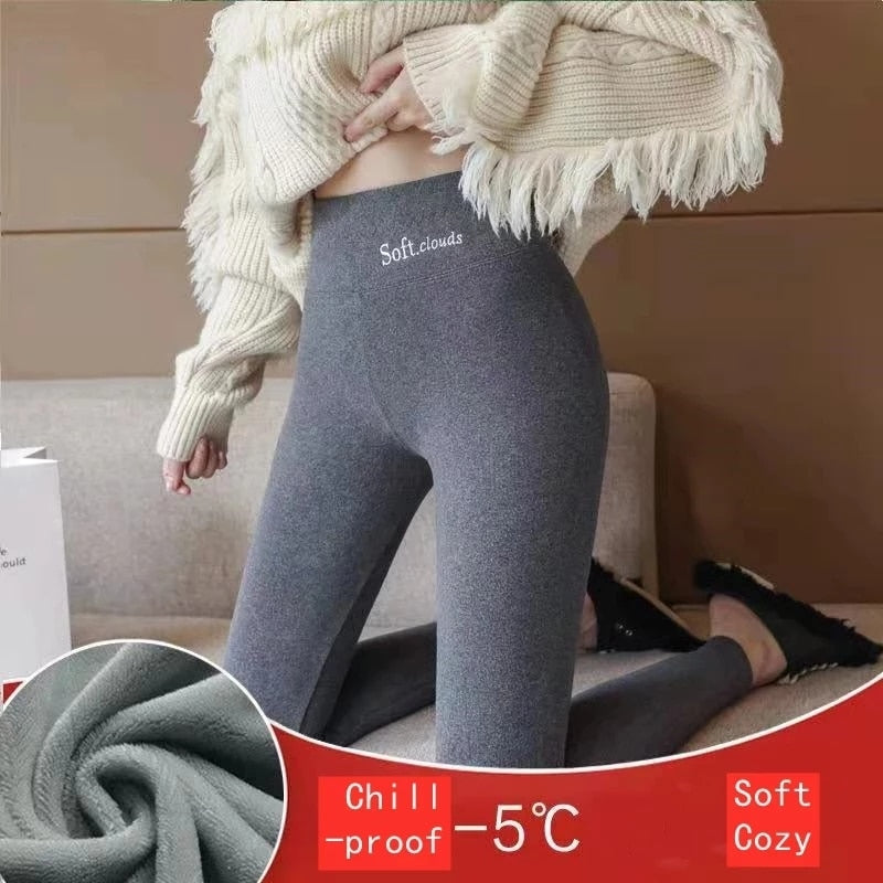 Winter Thicken Lamb wool Leggings