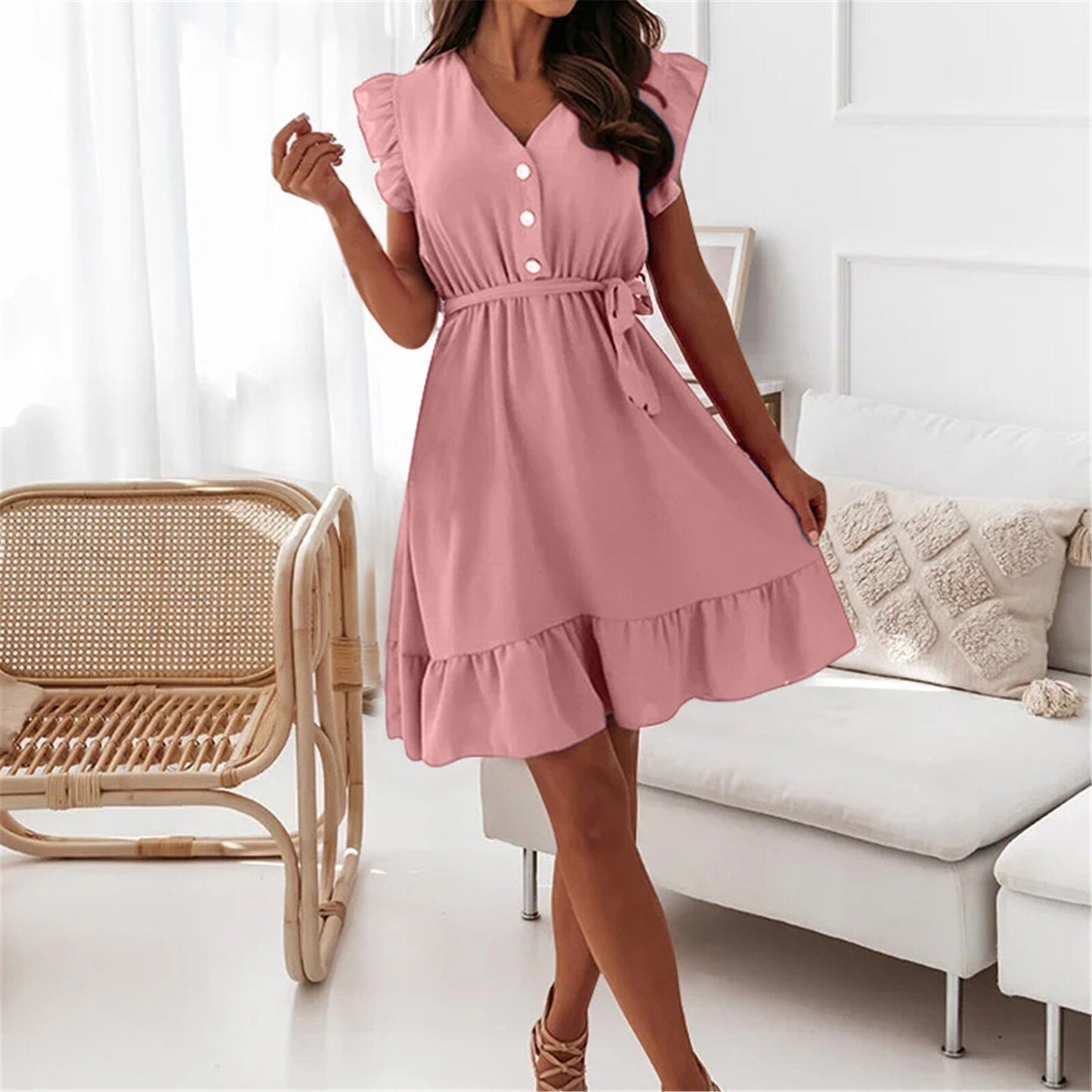 Casual Daily Wear Mini Dress