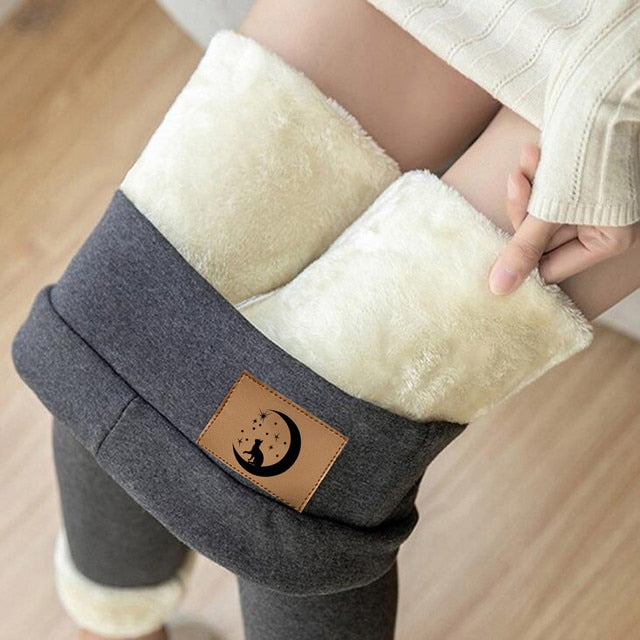 Cat Sign Warm Winter Leggings