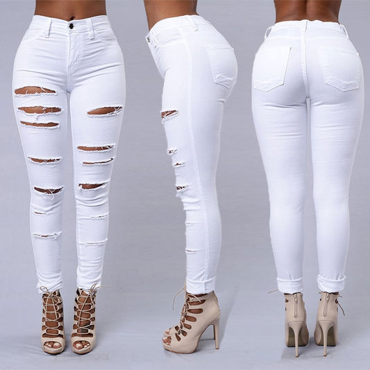 Hot sale ripped jeans for women