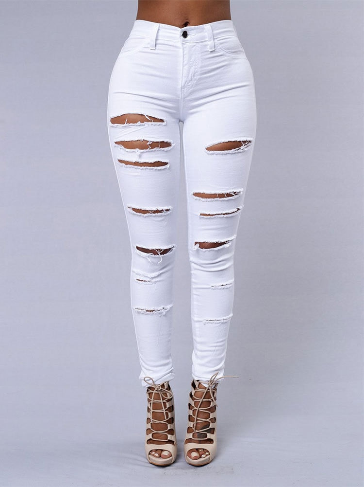 Hot sale ripped jeans for women