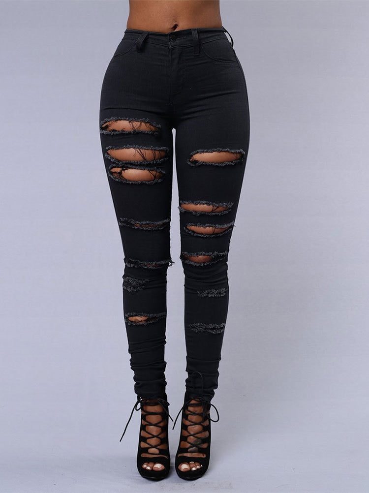 Hot sale ripped jeans for women