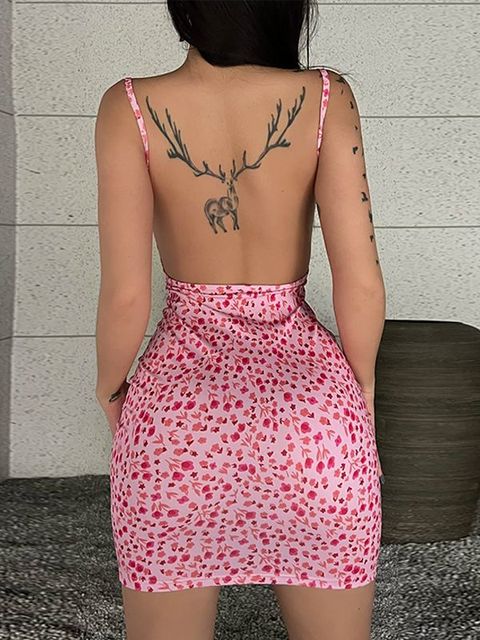 Sleeveless Backless Slim Sexy Maxi Dress