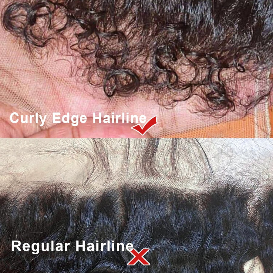 Kinky Edge Hairline Skinlike  Lace