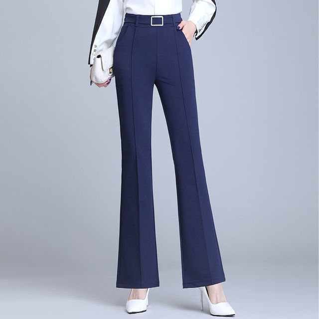 Office Lady Elegant Fashion Flare Pants