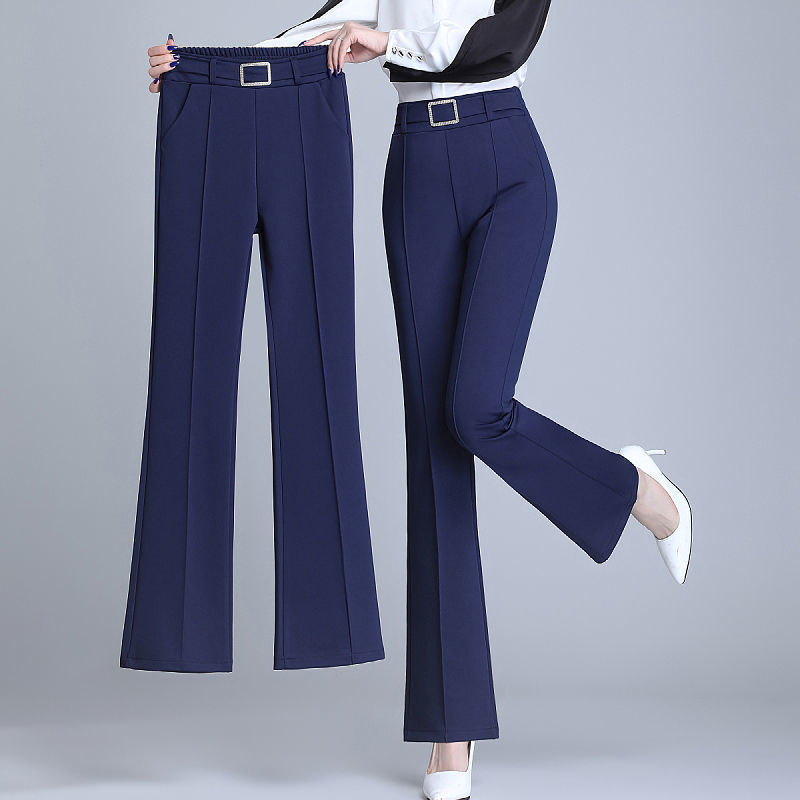 Office Lady Elegant Fashion Flare Pants