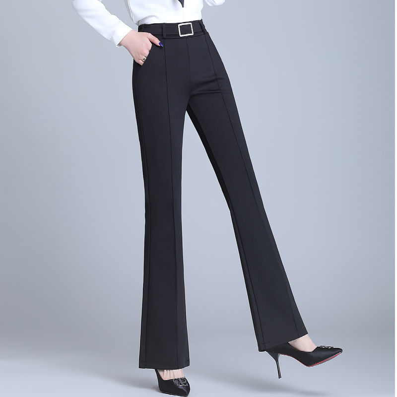 Office Lady Elegant Fashion Flare Pants