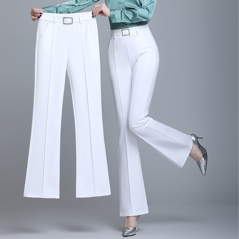 Office Lady Elegant Fashion Flare Pants