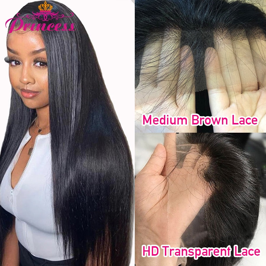 Transparent Lace Front Human Hair Wigs