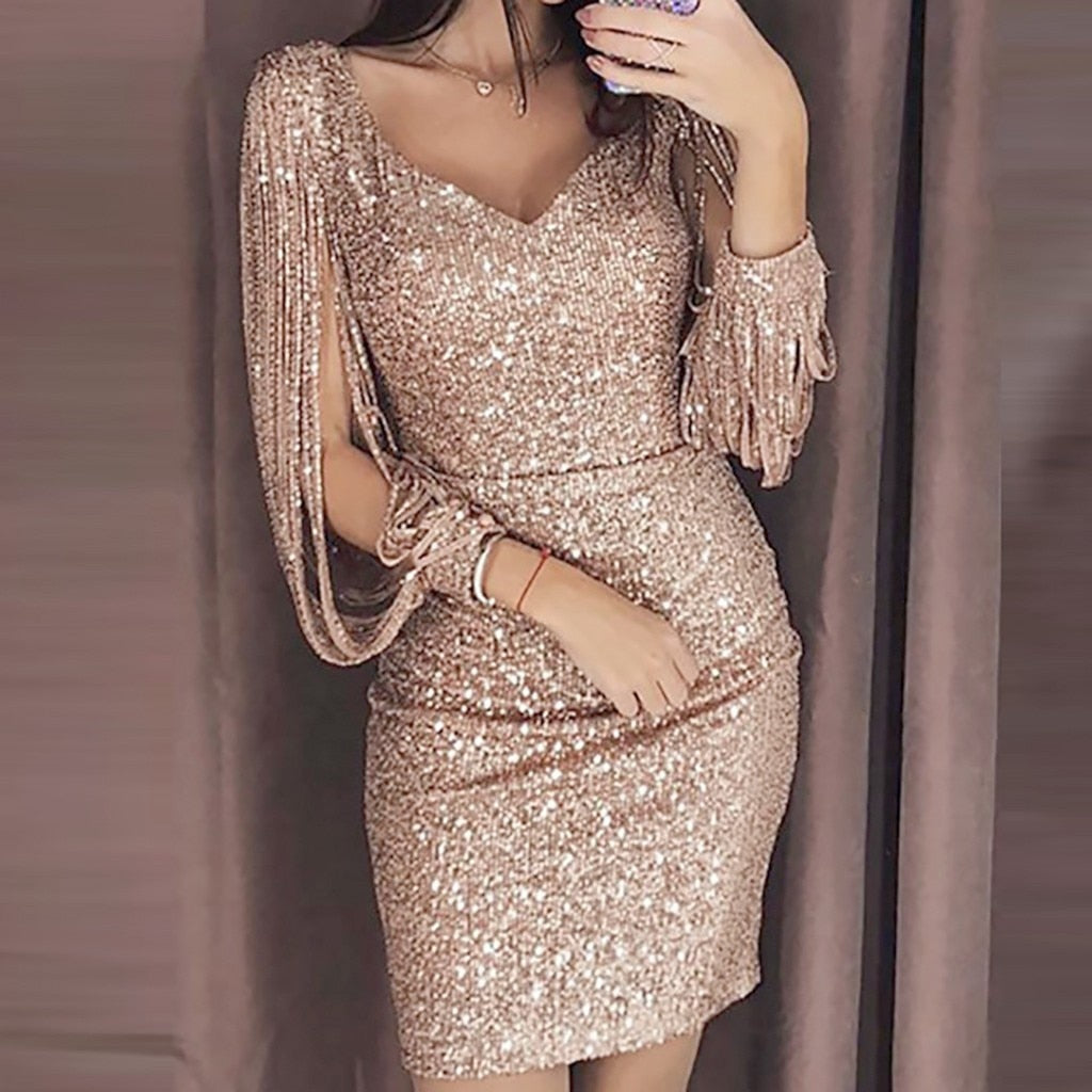 Sequins Glitter Sparkle Dress