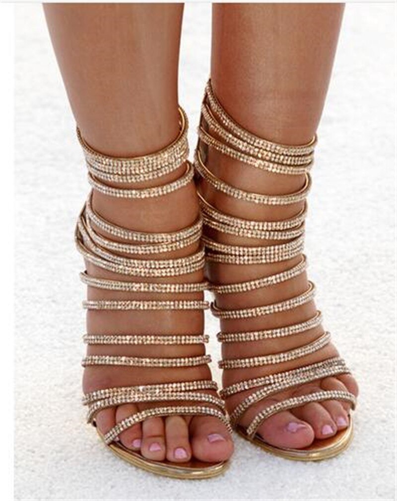 Women High Heels Stripper Sandals